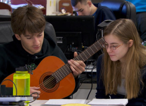 Students Playing Guitar