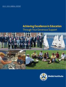 Webb Institute Annual Report 2013-2014